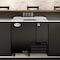 Koolmore 36 in. Commercial Bottle Cooler in Black with Built-In Opener, ETL Listed, 9 cu. ft. KM-BOC36-BK - alternate 3