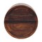 Homeroots 16" Brown Solid Wood Round One Drawer Floating Nightstand 651873 - alternate 3