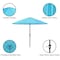 Pure Garden 9-Foot Outdoor Patio Umbrella and Base, Blue 50-101-BB - alternate 3