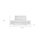 Homeroots Three Piece White Solid Wood Bedroom Set 523972 - alternate 2