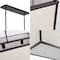 Jonathan Y Cole 42" 4-Light Minimalist Industrial Rectangular Linen Iron Linear LED Pendant, Oil Rubbed Bronze/B JYL1312A - alternate 9