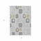 Homeroots 3' X 5' Gray Silver And Gold Geometric Washable Indoor Outdoor Area Rug 616808 - alternate 2