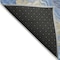 Homeroots 10' X 14' Blue Gold And Ivory Abstract Washable Indoor Outdoor Area Rug 618201 - alternate 3