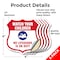 Signmission Pool Safety Shield Sign Attention Watch, 4 inch X 4 inch, Vinyl Decal, 5PK SHI-D-5PACK-4-430 - alternate 3