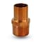 Everflow FTGx3/4'' MIP Copper Reducing Male Adapter Fitting 1/2'' FCMA1234 - alternate 1