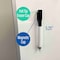 Flipside Dry Erase Black Markers with Magentic Eraser Cap, 24PK 42010 - alternate 4