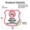 Signmission No Smoking Shield Sign This Is A Smoke F, 12 Inch X 12 Inch, Vinyl Decal SHI-D-12-401 - alternate 2