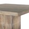Homeroots 42" Natural Square Solid Wood Pedestal Base Dining Table 488696 - alternate 2