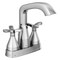 Delta Stryke Two Handle Centerset Bathroom Faucet, 5.94 in, Lumicoat Chrome 257766-PR-MPU-DST - alternate 2