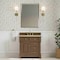 James Martin Vanities Brookfield 36" Single Vanity, Pecan, w/ 3 CM Siberian Silestone Top 547-V36-PCN-3SFR - alternate 5