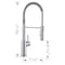 Blanco Catris Semi-Pro 1.5 GPM, Chrome 401917 - alternate 2