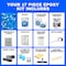 Armorpoxy 17 Pc Epoxy Floor Kit 2-Layer - 300 Sq Ft  - Racing Blue TP-KIT-RACEBLUE-S - alternate 4