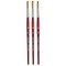 Princeton Velvetouch Filbert Brush, Synthetic Bristles, Short Handle Mixed Media Paintbrush, Size 6, 3PK P3950FB6 - alternate 1