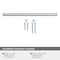 Amerock Versa 10-1/16 inch 256mm Center-to-Center Satin Nickel Cabinet Pull BP55532G10 - alternate 3
