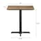 Flash Furniture Commercial 30x24 Natural HPL Tabletop with Black Table Height X Base ST-REC2430-NAT-T2222-GG - alternate 4