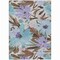 Homeroots 3' X 5' Taupe And Lilac Floral Washable Indoor Outdoor Area Rug 610998 - alternate 4