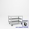 Pucel Heavy Duty Shop Truck, 48 in W x 30 in D x 33.5 in H, Three Shelves, Push Handle, Light Blue 3048-DT-3P - alternate 1