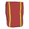 Ironwear Standard Polyester Safety Vest w/ 1 in Reflective Tape Red/OSFA 1218-R - alternate 2