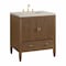 James Martin Vanities Myrrin 30" Single Vanity, Mid-Century Walnut w/ 3 CM Siberian Silestone Top 485-V30-WLT-3SFR - alternate 3