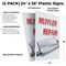 Signmission Muffler Repair, Plastic Signs Only 24 Inch x 36 Inch, Corrugated Plastic, 2PK CSB-2436-2PACK-Muffler Repair - alternate 2