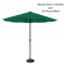 Pure Garden 9-Foot Patio Umbrella with Base, Hunter Green 50-LG1032B - alternate 1