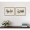 Homeroots Set Of Two Wooded Stream Framed Art Gold Picture Frame Print Wall Art, 2PK 416336 - alternate 3