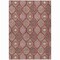 Homeroots 8' X 10' Orange Beige And Gray Floral Medallion Washable Indoor Outdoor Area Rug 614626 - alternate 7