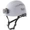 Klein Tools Hard Hat with Lamp, 6 Point Ratchet, Type 1, Class C, White 60150 - alternate 1