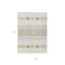 Homeroots 9' X 12' Ivory Beige And Taupe Southwestern Washable Indoor Outdoor Area Rug 613919 - alternate 5