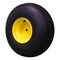 Antego 20 x 8-8 in Lawn Mower Tire W/ Keyed Hub, 4 Ply, John Deere Yellow, 2 PK A870060104208008 - alternate 2