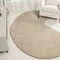 Jonathan Y Bean Modern Plaid Grid Handwoven Wool Beige/Light Brown 4 ft. x 6 ft. Shaped Area Rug GST104A-4 - alternate 5