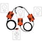 Ac Works NEMA 5-20, NEMA L21-20, 30 ft, Orange L2120PDU-10-ABC - alternate 5