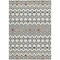 Homeroots 10' X 14' Ivory Red And Gray Geometric Washable Indoor Outdoor Area Rug 612189 - alternate 5