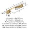 Amerock Ravino 3 inch (76mm) Center-to-Center Champagne Bronze Cabinet Pull, 10PK 10VMP21935CZ - alternate 4