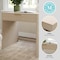 Martha Stewart Kayden Home Office Modular Single-Drawer Desk in Light Natural w/Brushed Gold Hardware NAN-FY-23042-TB-LNT-GLD-MS - alternate 5