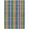 Homeroots 10' X 14' Navy Blue Pink And Sage Plaid Washable Indoor Outdoor Area Rug 613980 - alternate 4