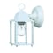 Homeroots White Hanging Glass Lantern Wall Light 398558 - alternate 1
