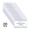 C-Line Products 3-1/2"x 2-1/4" Self-Laminating Magnetic Style Name Badge Holder Kit, 20/BX 92823 - alternate 1