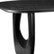 Homeroots 87" Black Solid Wood Double Pedestal Base Dining Table 557696 - alternate 3