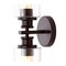 Jonathan Y Jules Edison 16.5" Cylinder 2-Light Iron/Seeded Glass Farmhouse Contemporary LED Wall Sconce, Oil Rub JYL7577B - alternate 3