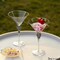 Dinewares 2 Piece Premium Clear Stem Crystal Martini Glasses with Silver Rim and Diamond-like QI004760.SI.2 - alternate 5