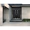Vdomdoors Steel Double Doors Cynex 6777 Black 2 Sidelight Exterior Windows Stainless Inserts Single Modern Pa CYNEX6777DEXD-BLK-RH-O-W12+72+12 x H80 - alternate 5