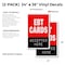 Signmission Ebt Cards, Vinyl Decals Only 24 Inch x 36 Inch, Vinyl Decal, 2PK DSB-2436-2PACK-Ebt Cards - alternate 2