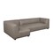 Manhattan Comfort Lukas 118 in Left-Facing 2-Piece Sectional Sofa in Taupe SF1635-TP - alternate 2