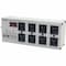 Tripp Lite Outlet Strip, Surge, 8 5-15R, 5-15P, 12 ft., Light Gray ISOBAR 8 ULTRA - alternate 1