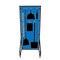 5S Supplies 5S Housekeeping Shadow Board Broom Station Version 12  - Blue Board / Black Shadows  With Broom HSB-V12-BLUE-KIT - alternate 1