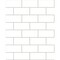 Brewster Easton Off White Paintable Subway Tile Wallpaper 2904-23750 - alternate 1