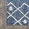 Jonathan Y Nokat Tribal Bohemian Blue/Ivory 2 ft. x 10 ft. Indoor/Outdoor Runner Rug SMB131C-210 - alternate 4