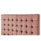 Homeroots Blush Solid Wood Queen Tufted Upholstered Velvet Bed 544751 - alternate 4