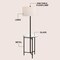 Jonathan Y Chuck 59 in. Modern Minimalist Metal and Tempered Glass LED 2-in-1 Space-Saving Tray Table and Floor JYL3059C - alternate 3